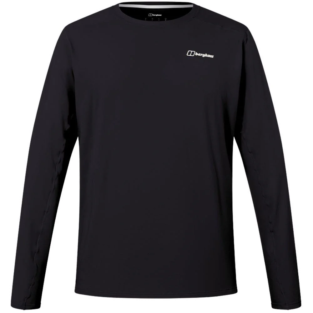 Berghaus Men's Delta Long Sleeve Tech Tee (Black)