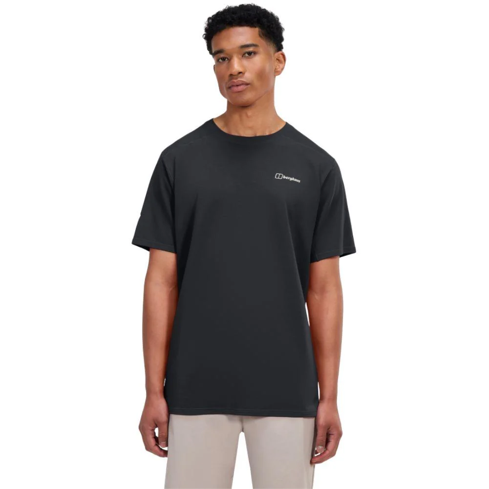 Berghaus Men's Delta Short Sleeve Tech Tee (Black) - Image 3