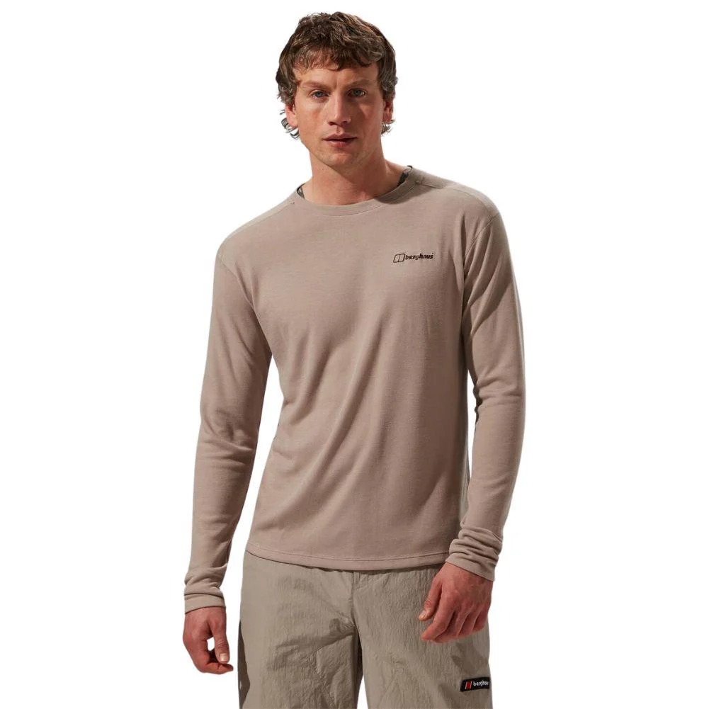 Berghaus Men's Ivyhill Crew Top (Light Grey) - Image 3
