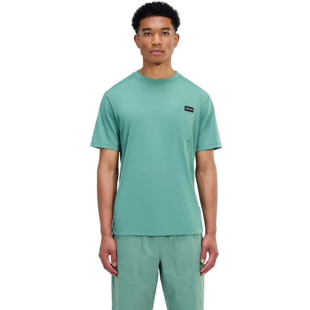 Berghaus Men's Relaxed Short Sleeve Tech Tee (Green) - Image 3