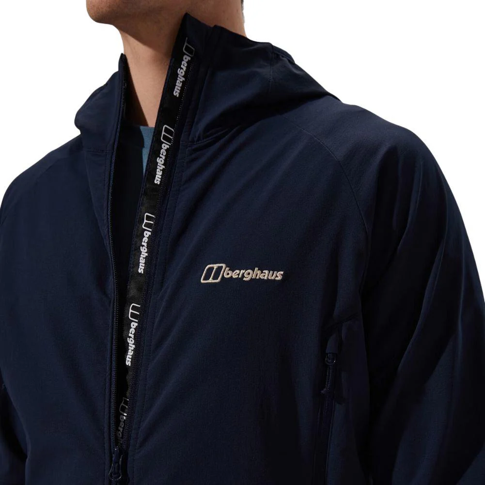 Berghaus Men's Skelbo Softshell Jacket (Dark Blue) - Image 7