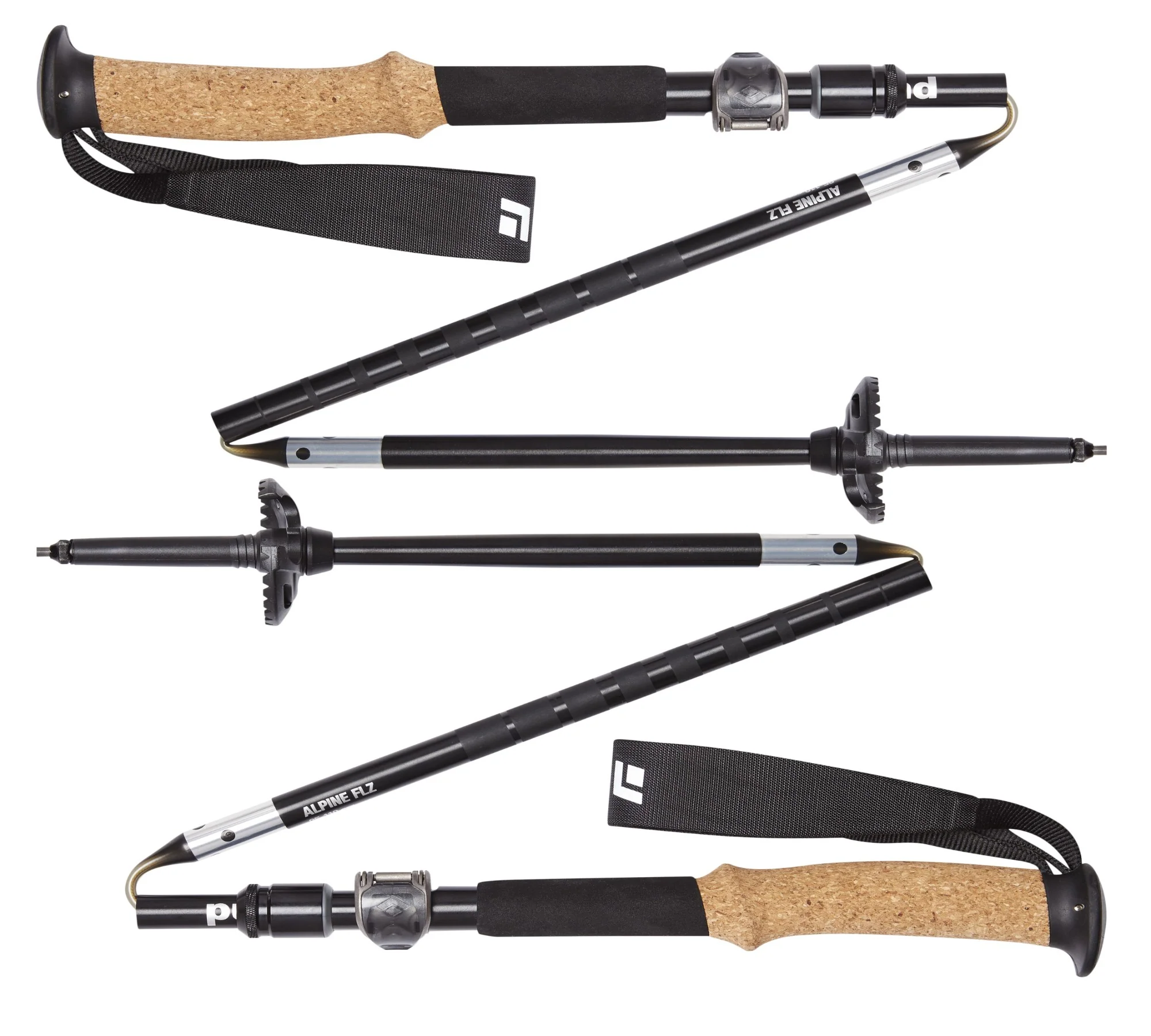 Black Diamond Alpine FLZ Walking Poles (95-110cm)