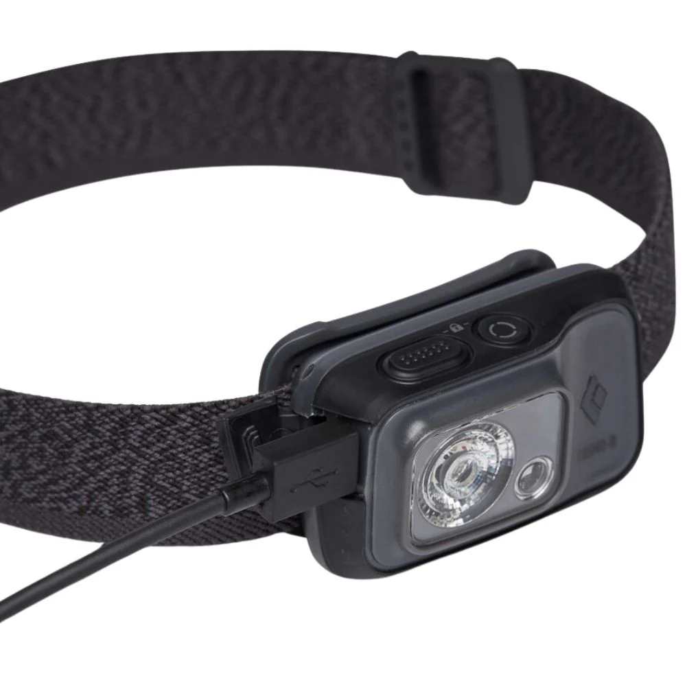 Black Diamond Cosmo 350 Lumen Rechargeable Head Torch (Graphite) - Image 5