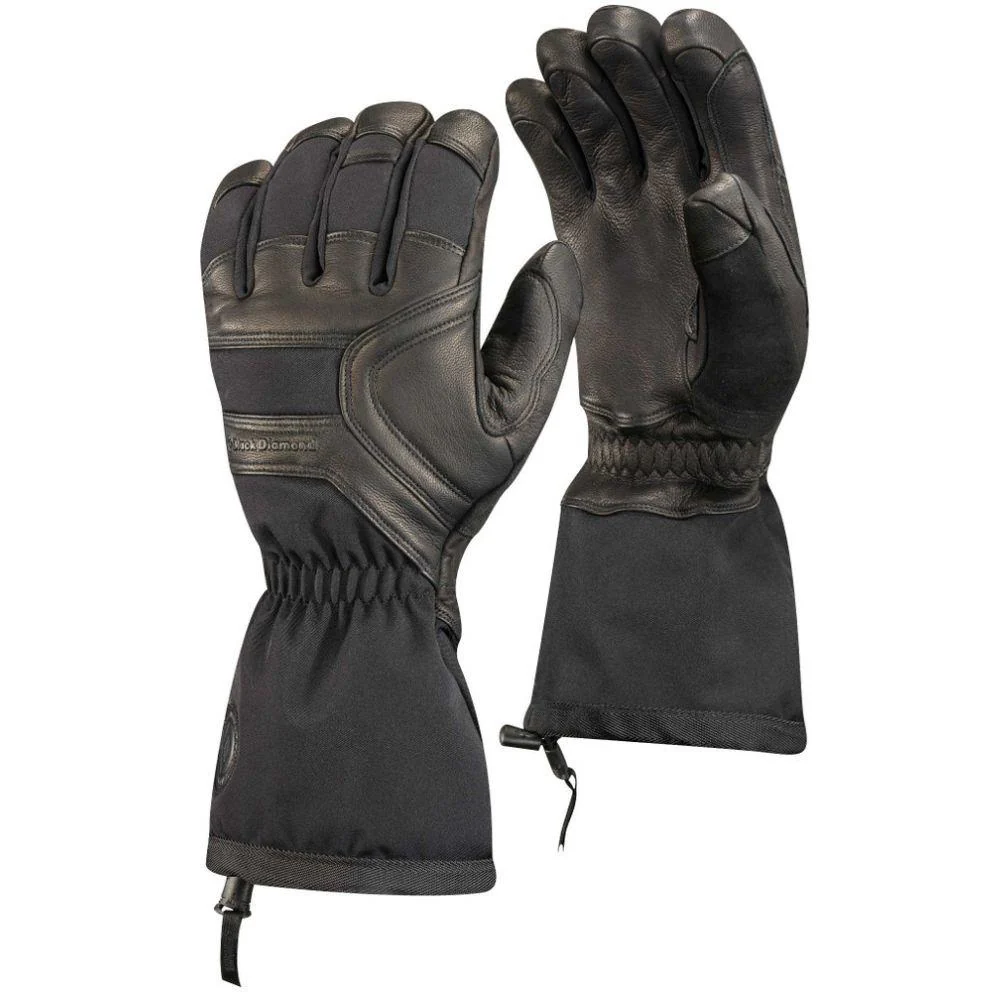 Black Diamond Crew Gloves - Large (Black)