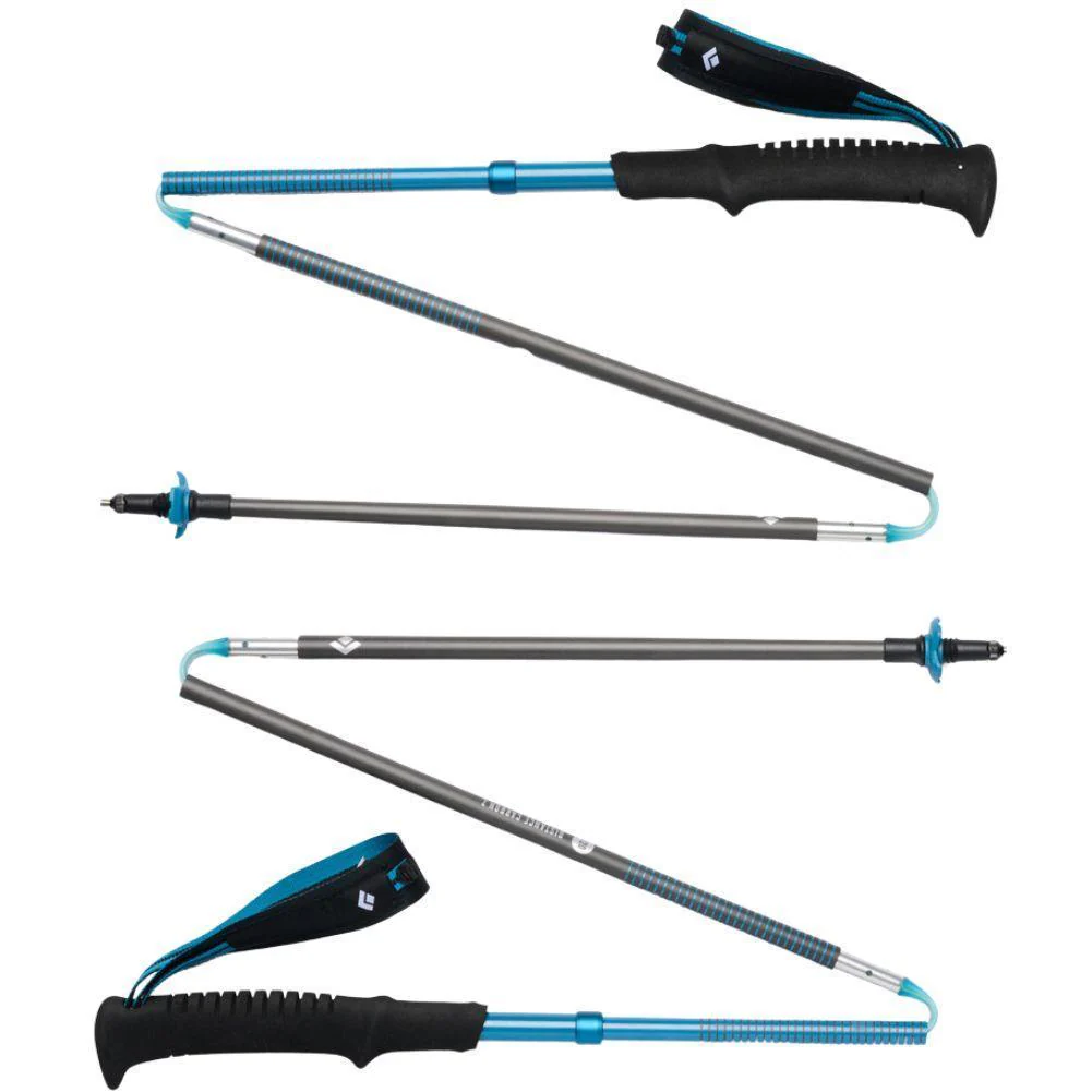 Black Diamond Distance Carbon Z Trekking/Running Poles 115cm (Desert Sky)