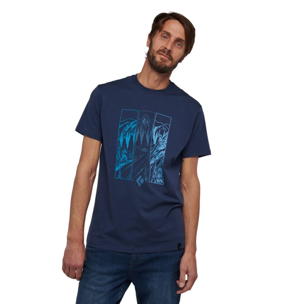 Black Diamond Men's Multisport Short Sleeve Tee (Ink Blue) - Image 2