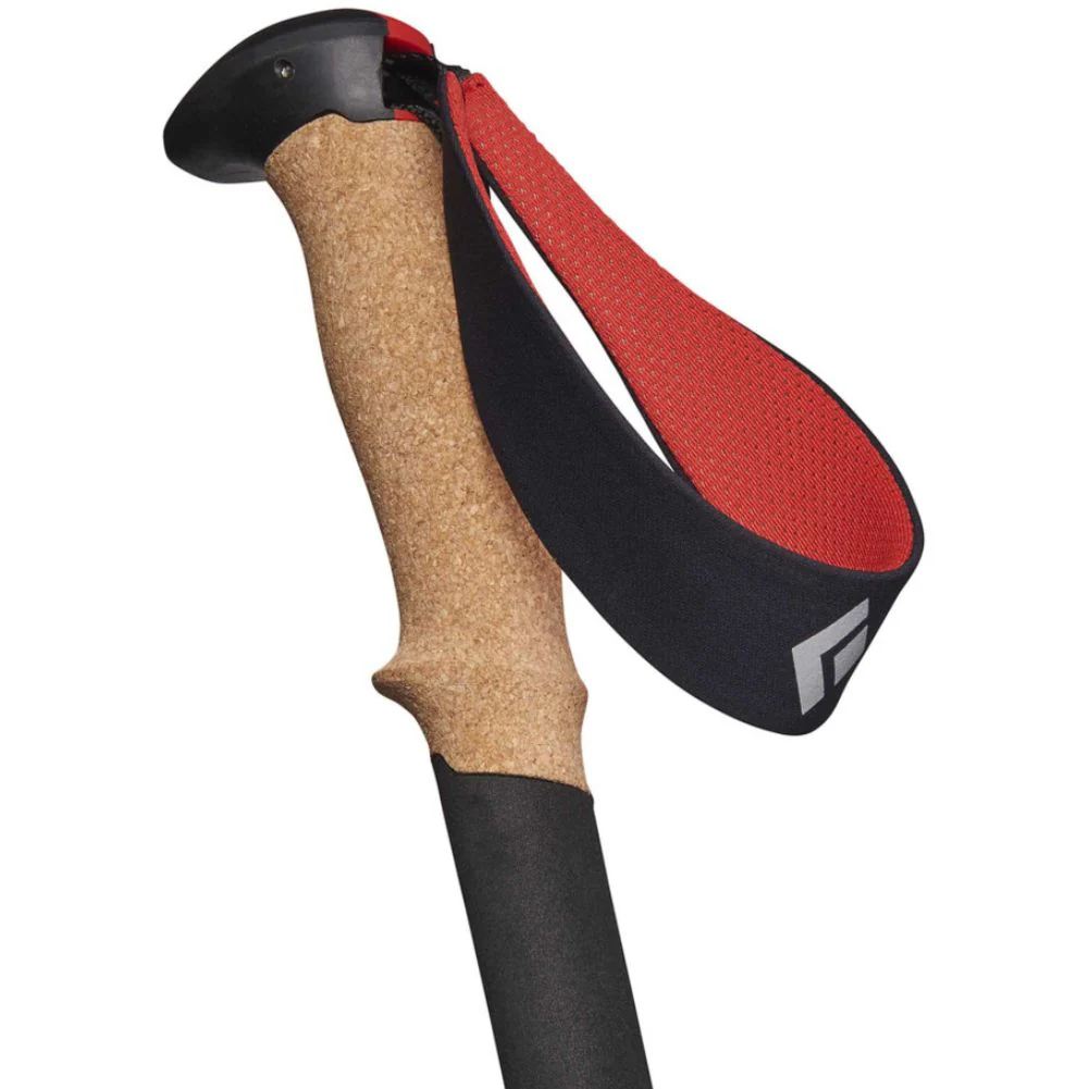 Black Diamond Pursuit FLZ Trekking Poles - M/L Grip Size (Black/Octane) - Image 3