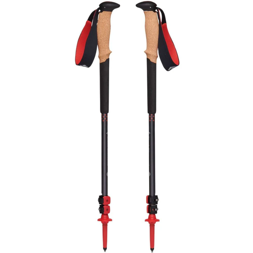 Black Diamond Pursuit Trekking Poles S/M Grip 100-125cm (Charcoal/Octane)