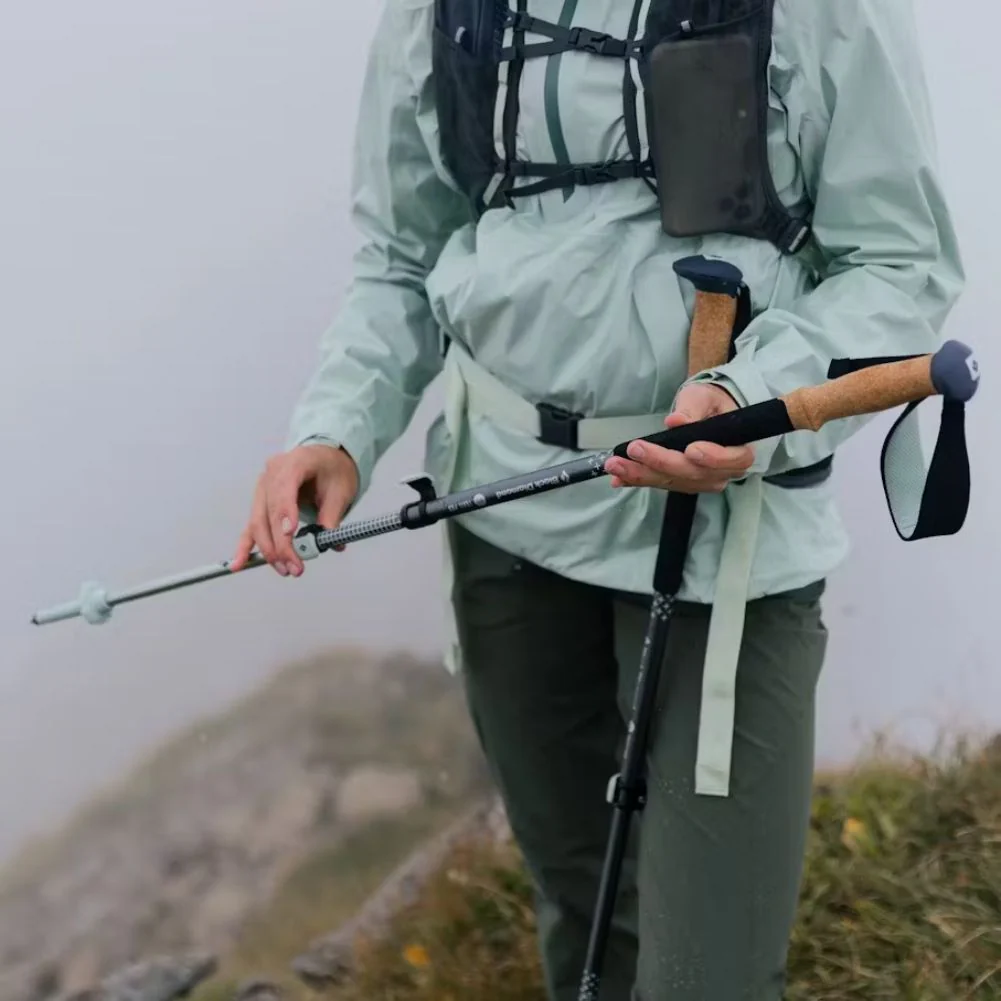 Black Diamond Pursuit Trekking Poles S/M Grip 100-125cm (Charcoal/Octane) - Image 11
