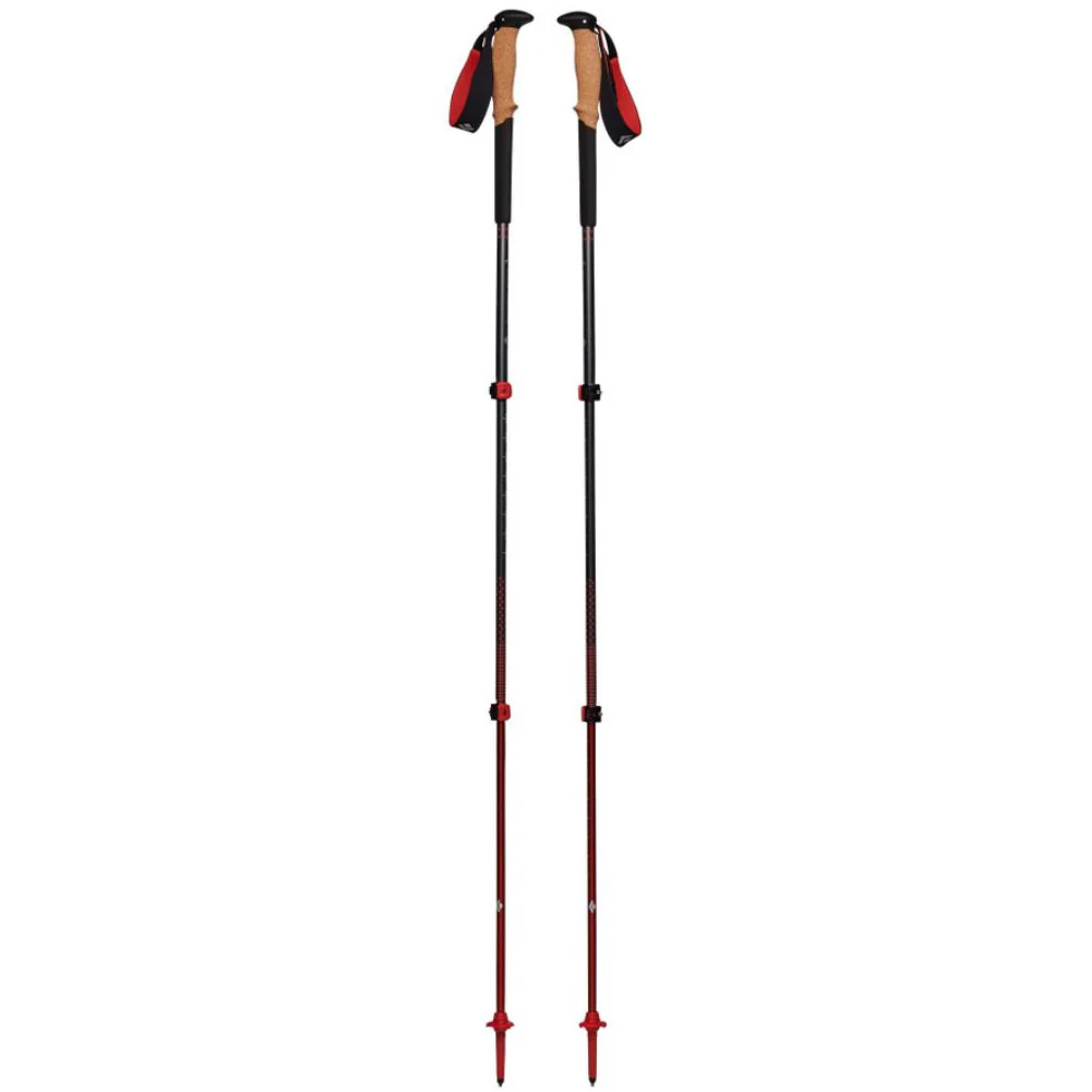 Black Diamond Pursuit Trekking Poles S/M Grip 100-125cm (Charcoal/Octane) - Image 2