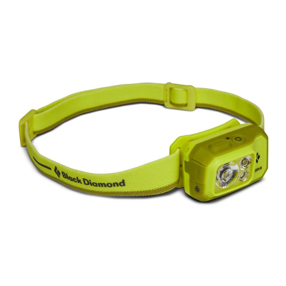 Black Diamond Storm 500 Lumen Rechargeable Head Torch (Optical Yellow)