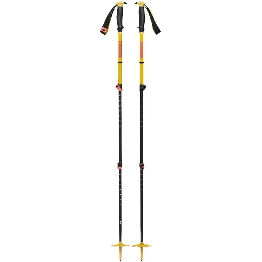 Black Diamond Traverse 3 Ski Poles - 125cm (Sulphur Green) - Image 2