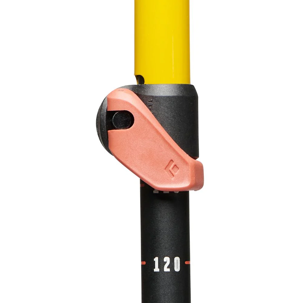 Black Diamond Traverse 3 Ski Poles - 125cm (Sulphur Green) - Image 4