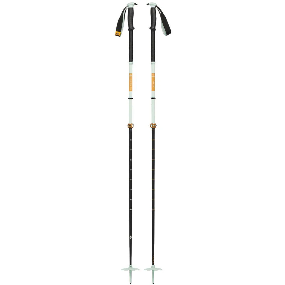 Black Diamond Traverse Pro Ski Poles - 140cm (Foam Green) - Image 2