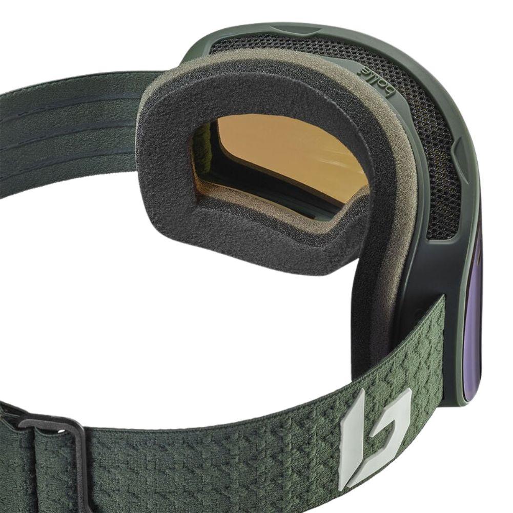 Bollé Unisex Nevada Ski Goggles (Forest Matte/Green Emerald) - Cat 2 - Image 3