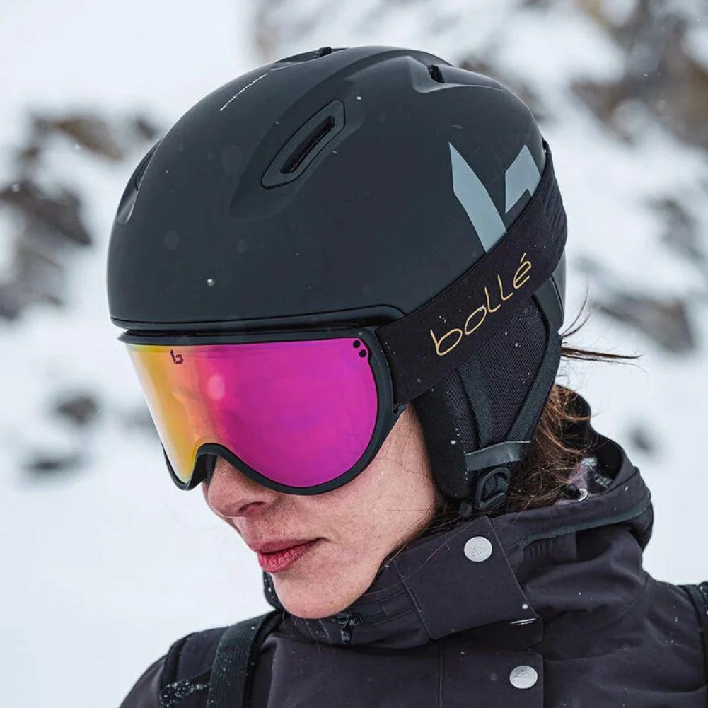 Bollé Women's Blanca Ski Goggles (Black Matte/Rose Gold) - Cat 2 - Image 5