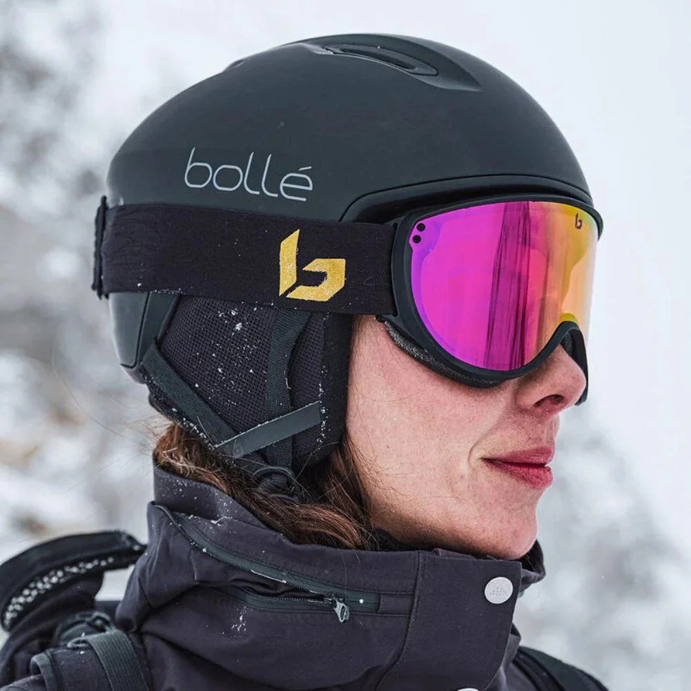 Bollé Women's Blanca Ski Goggles (Black Matte/Rose Gold) - Cat 2 - Image 6