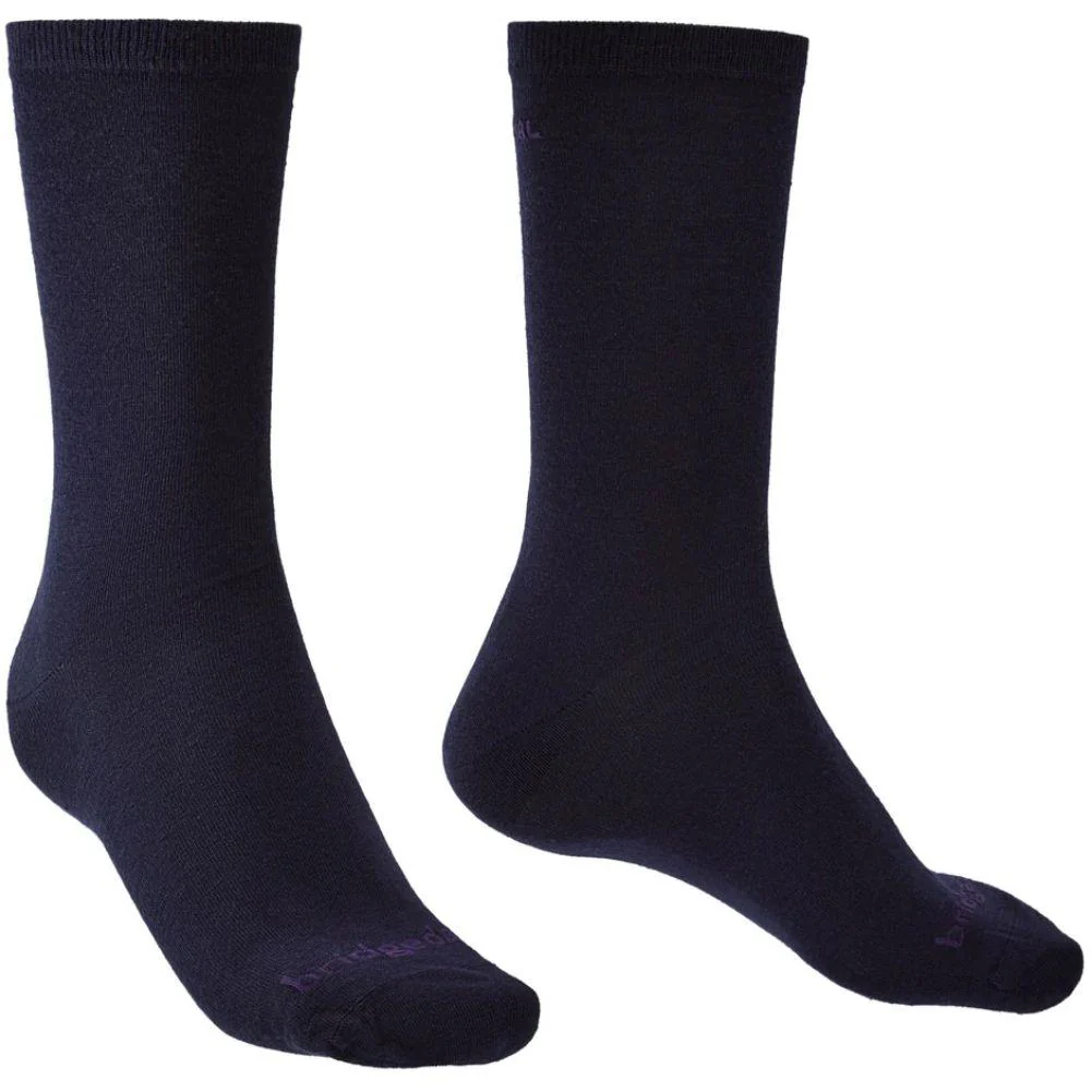 Bridgedale Base Layer Thermal Liner Boot Twin Pack (Navy)