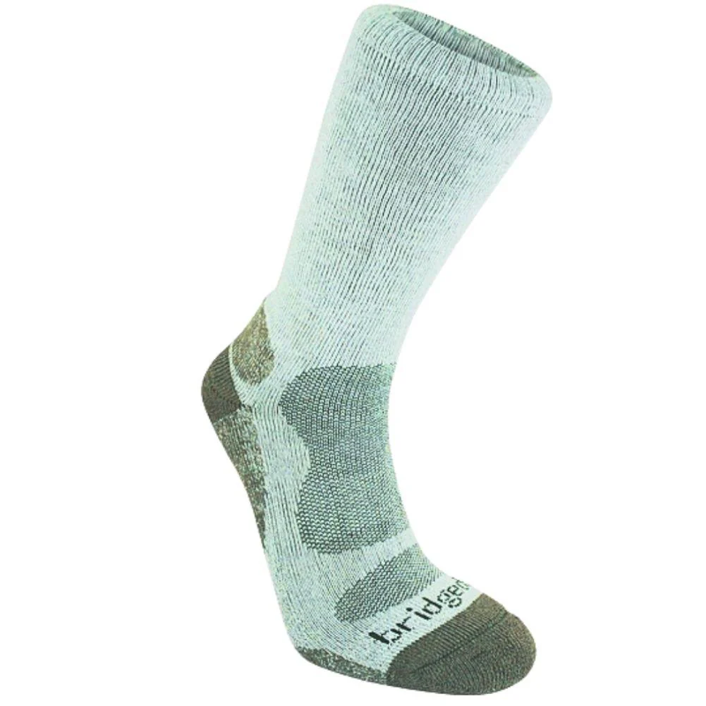 Bridgedale Men's Bamboo Midweight Crew Socks (Natural/Eucalyptus)