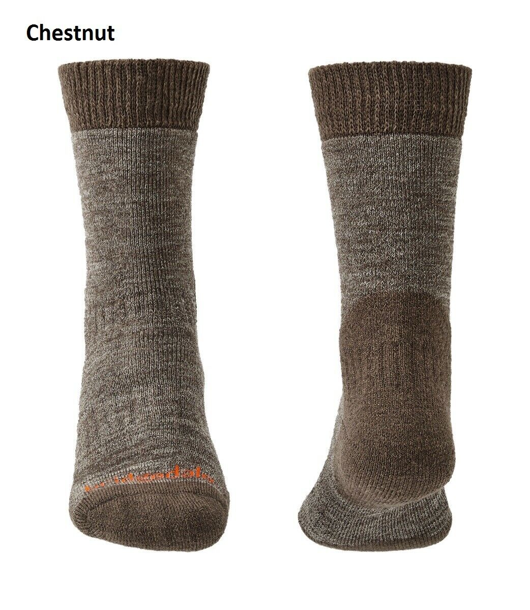 Bridgedale Men's Explorer Heavyweight Merino Comfort Socks - Chestnut - Image 2
