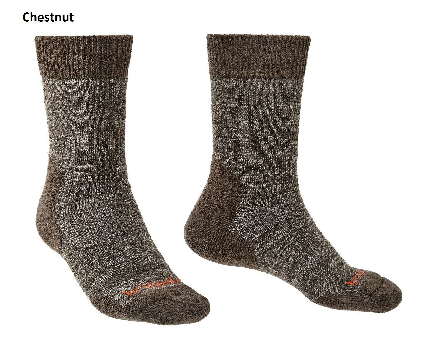 Bridgedale Men's Explorer Heavyweight Merino Comfort Socks - Chestnut - Image 3