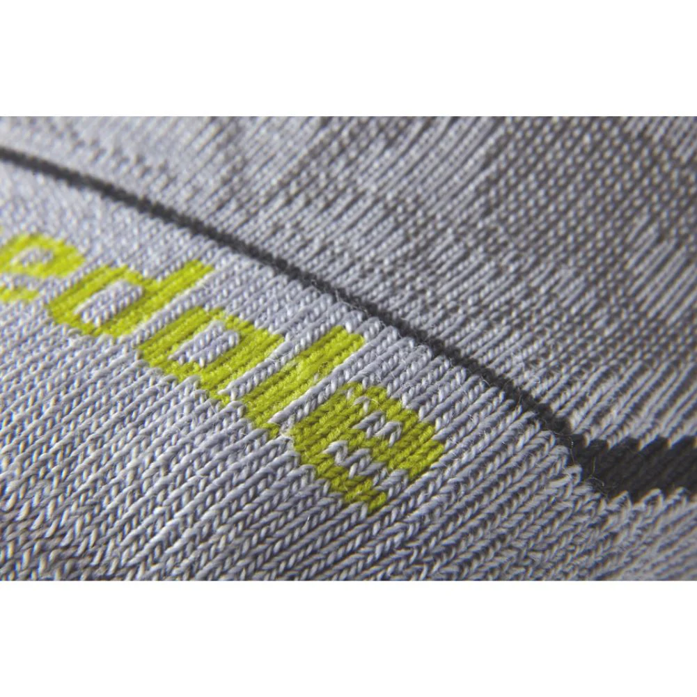 Bridgedale Men's Midweight Merino Performance Over Calf Ski Socks (Lt Grey/Graphite) - Image 4