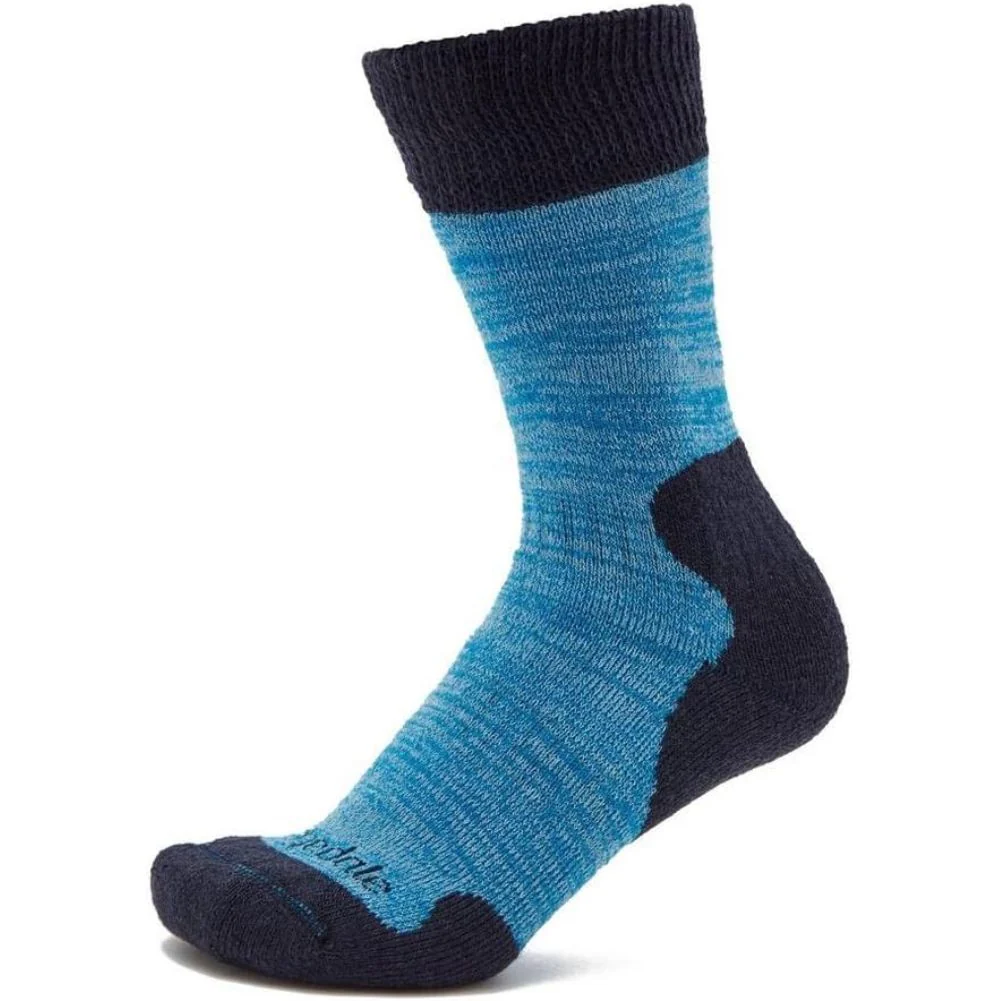 Bridgedale Women's Explorer Heavyweight Merino Comfort Socks (Blue Marl) - Image 3