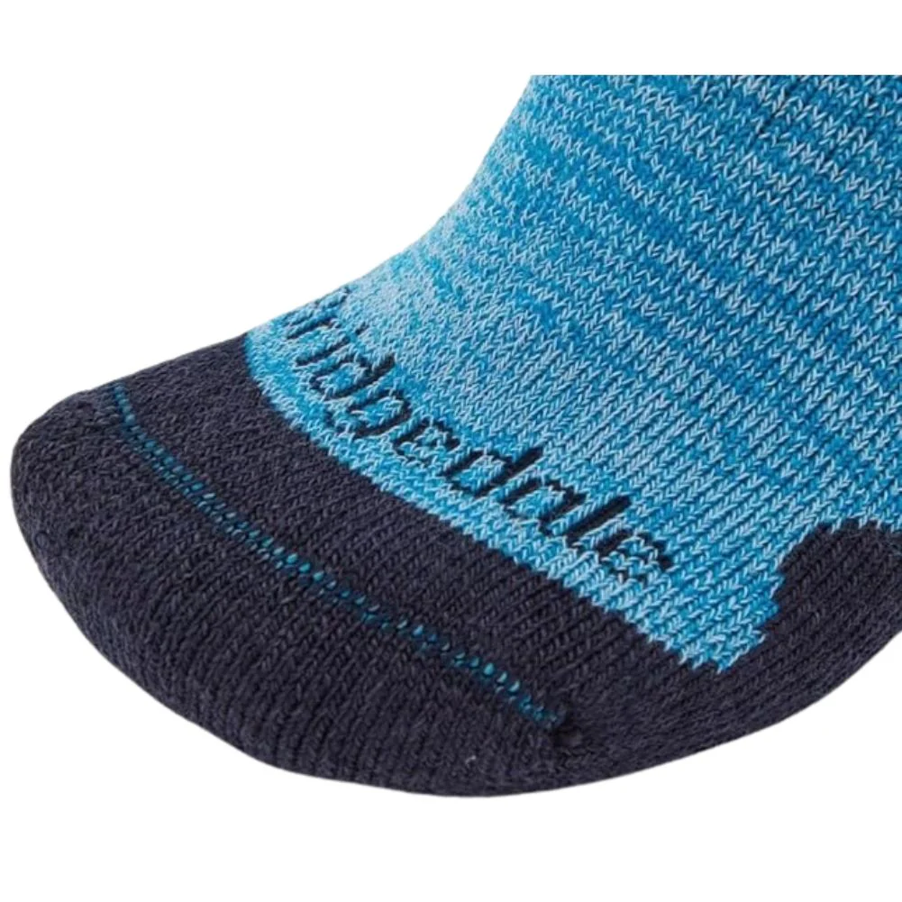 Bridgedale Women's Explorer Heavyweight Merino Comfort Socks (Blue Marl) - Image 5