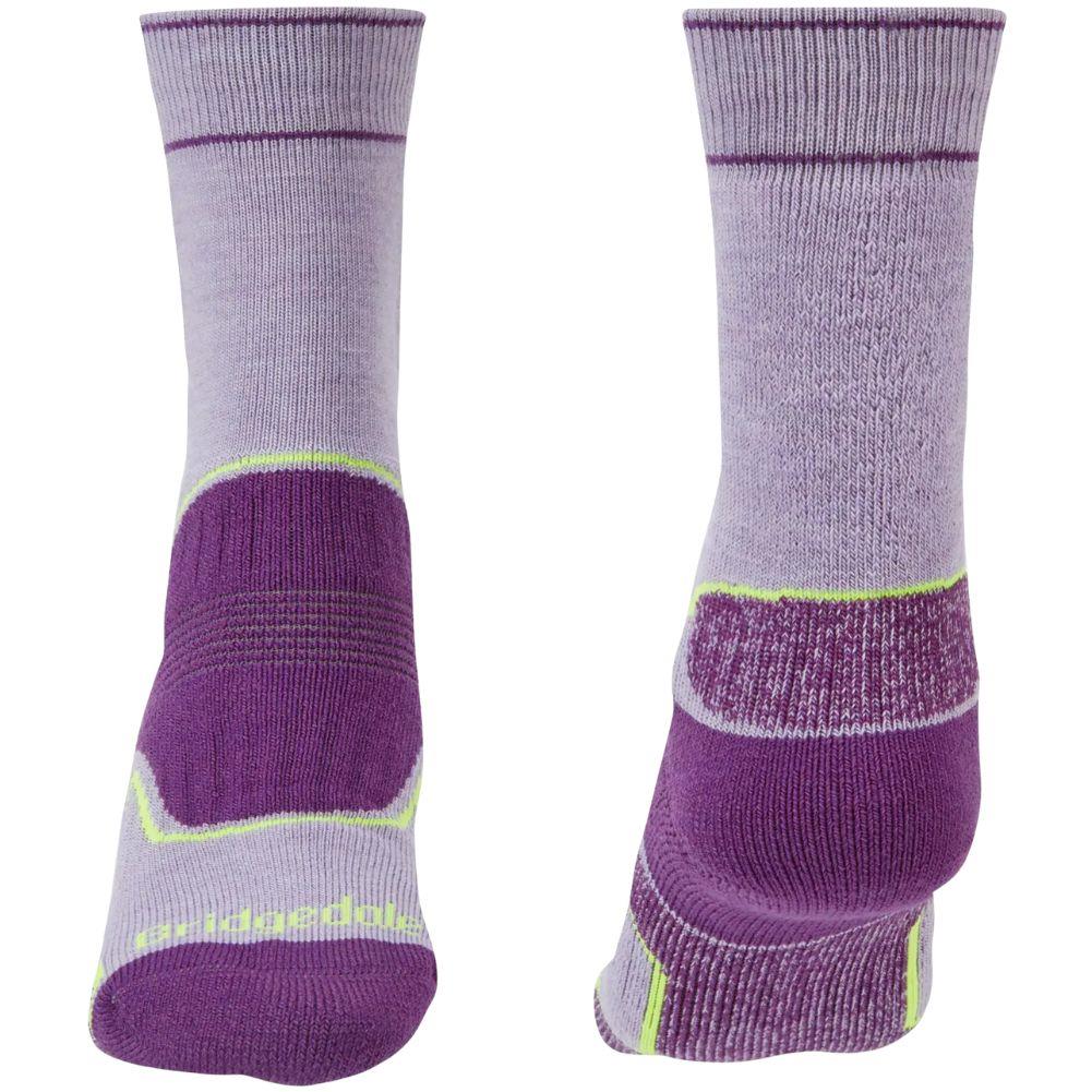 Bridgedale Women's Hike Midweight Merino Boot Socks (Lilac/Purple) - Image 2