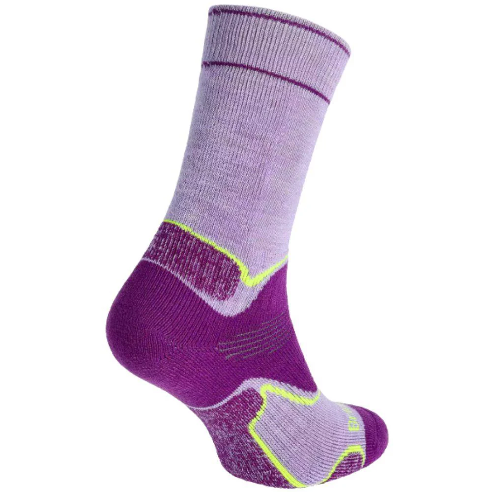 Bridgedale Women's Hike Midweight Merino Boot Socks (Lilac/Purple) - Image 5