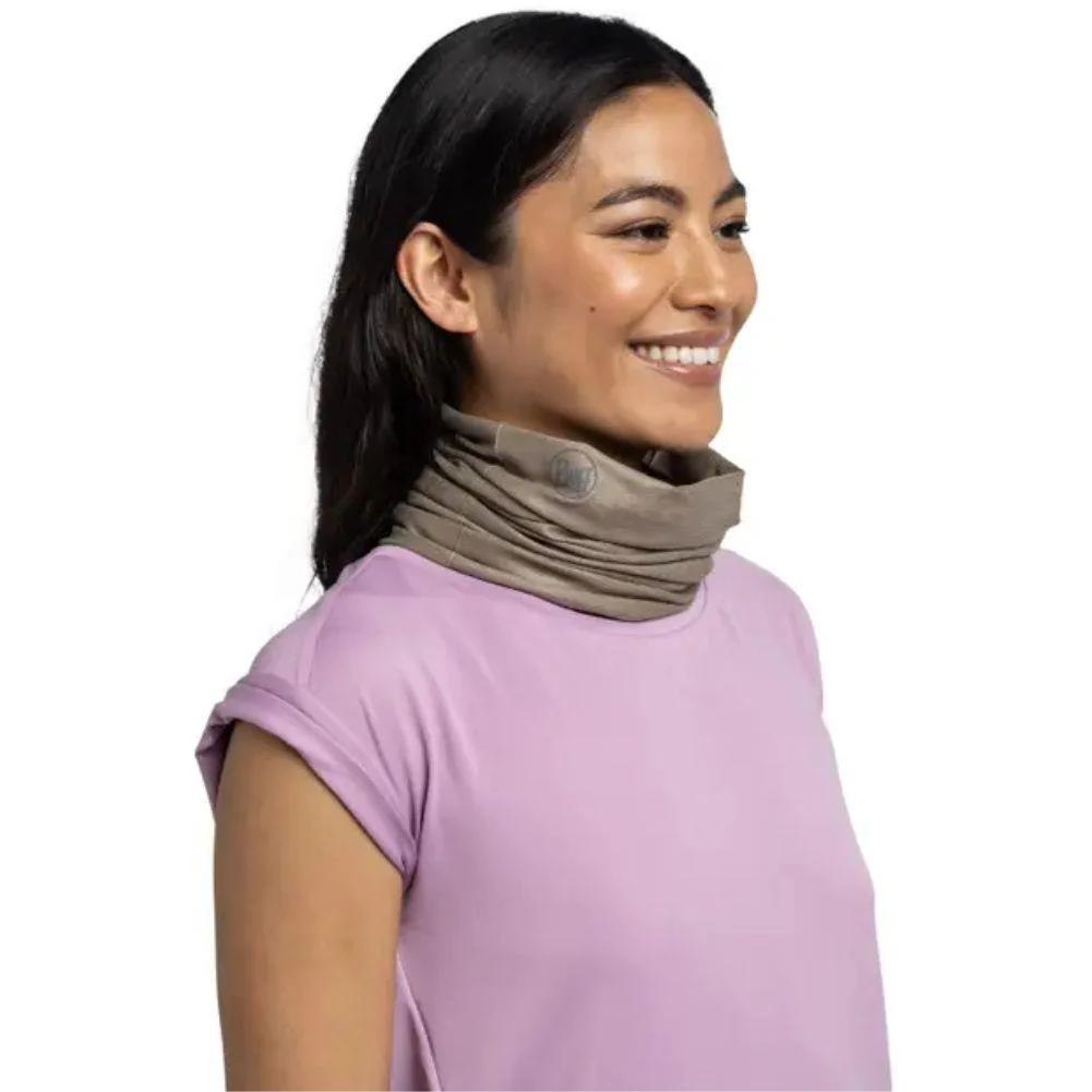 Buff Coolnet Uv Insect Shield Neckwear (Solid Tundra Khaki) - Image 3