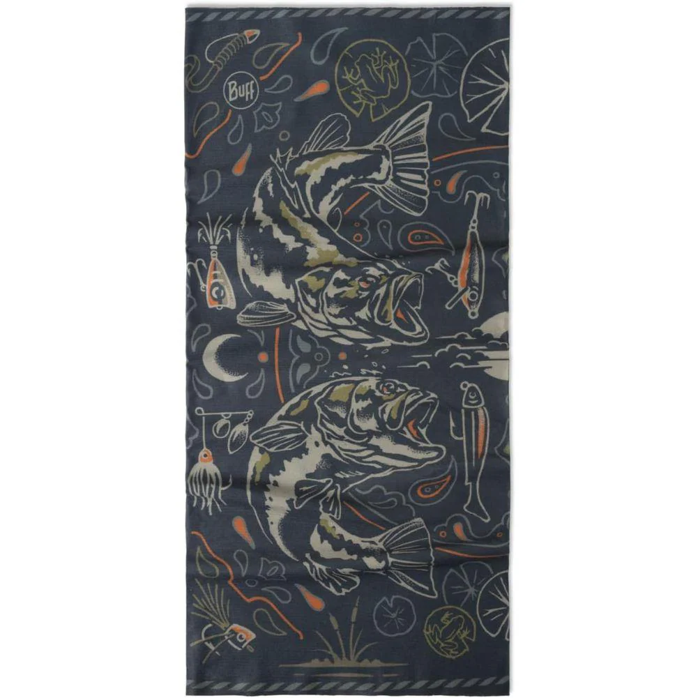 Buff CoolNet UV Neckwear (Largemouth Navy) - Image 2