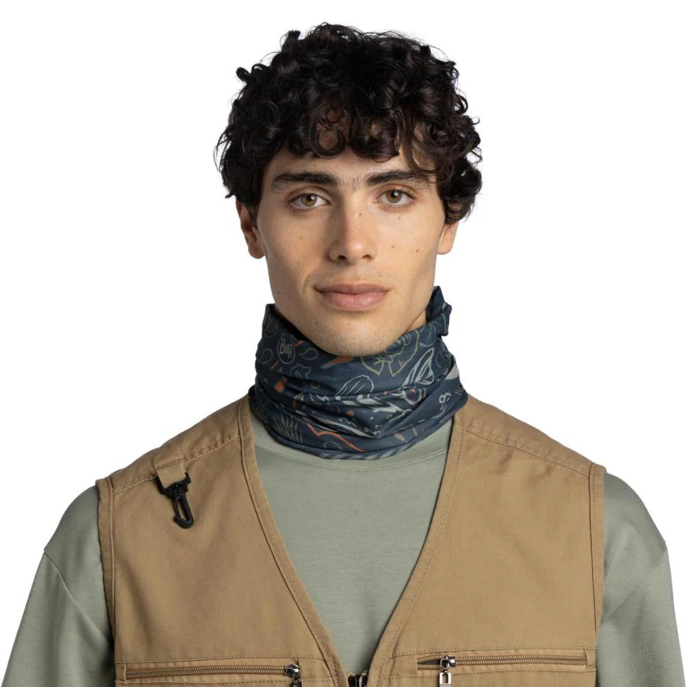 Buff CoolNet UV Neckwear (Largemouth Navy) - Image 3