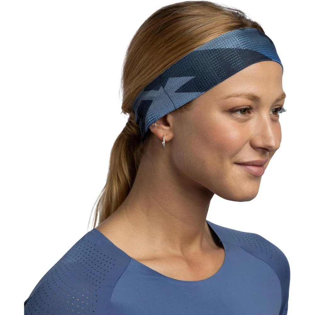 Buff CoolNet UV Slim Headband (Ahin Azure) - Image 3