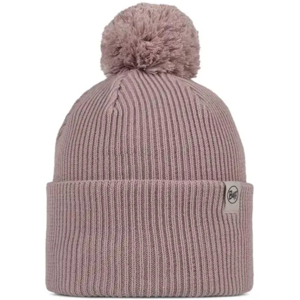 Buff Knitted Beanie (Renvi Rosewood)