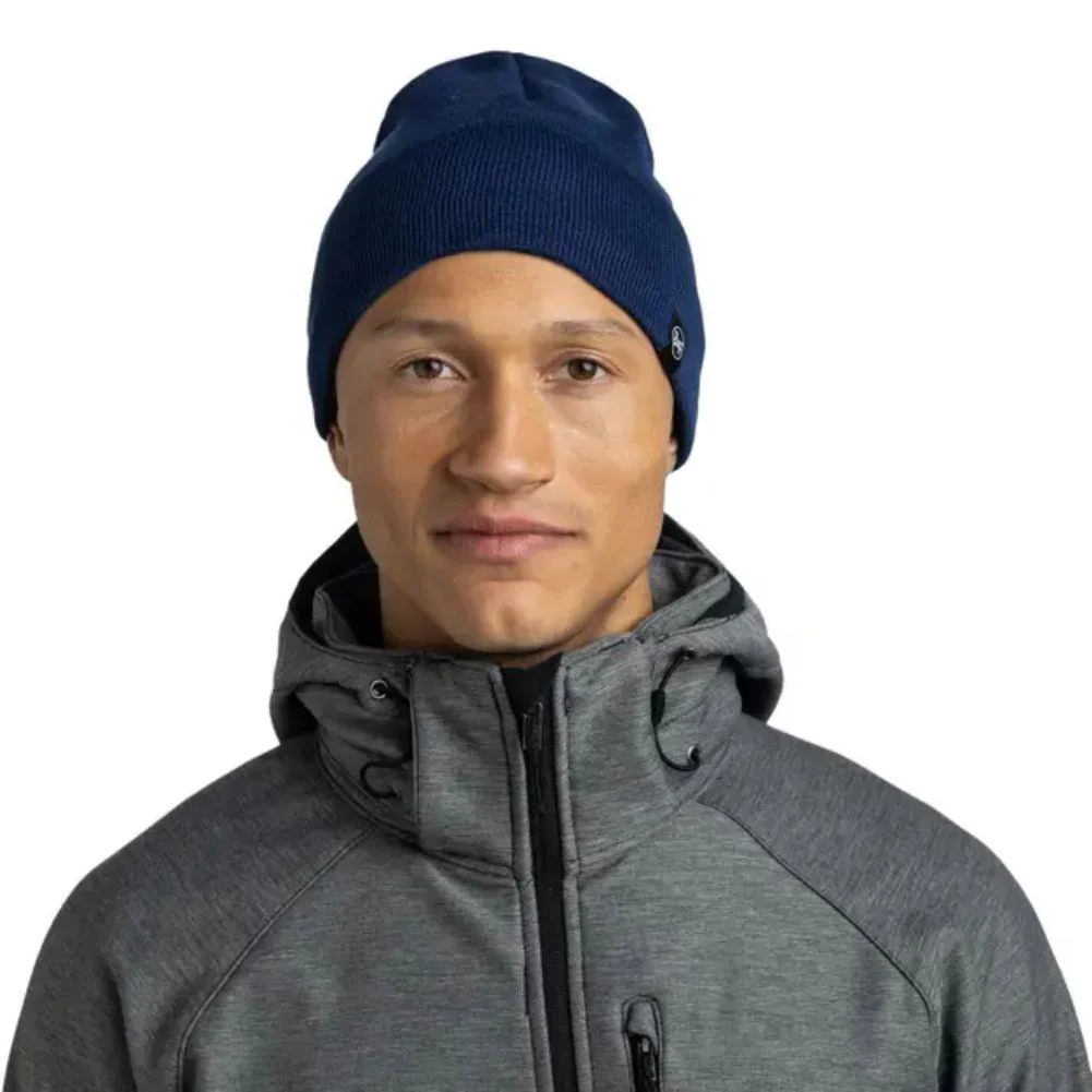 Buff Knitted & Polar Beanie (Lilon Short Midnight) - Image 3