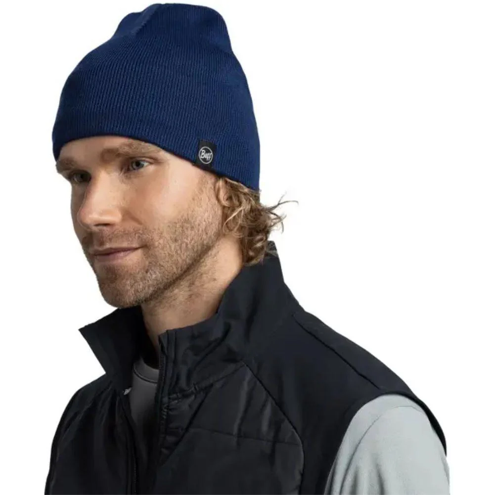 Buff Knitted & Polar Beanie (Lilon Short Midnight) - Image 6