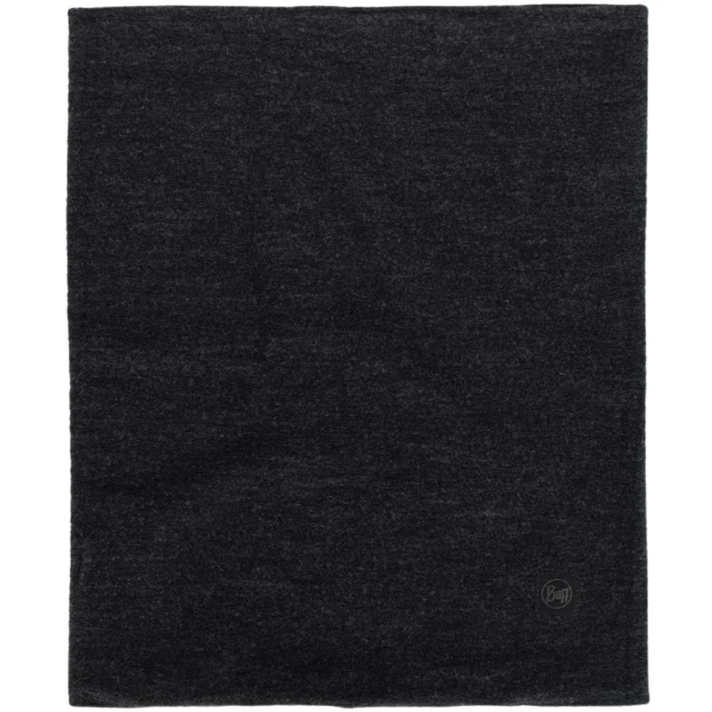 Buff Merino Fleece Neck Warmer (Solid Black) - Image 2
