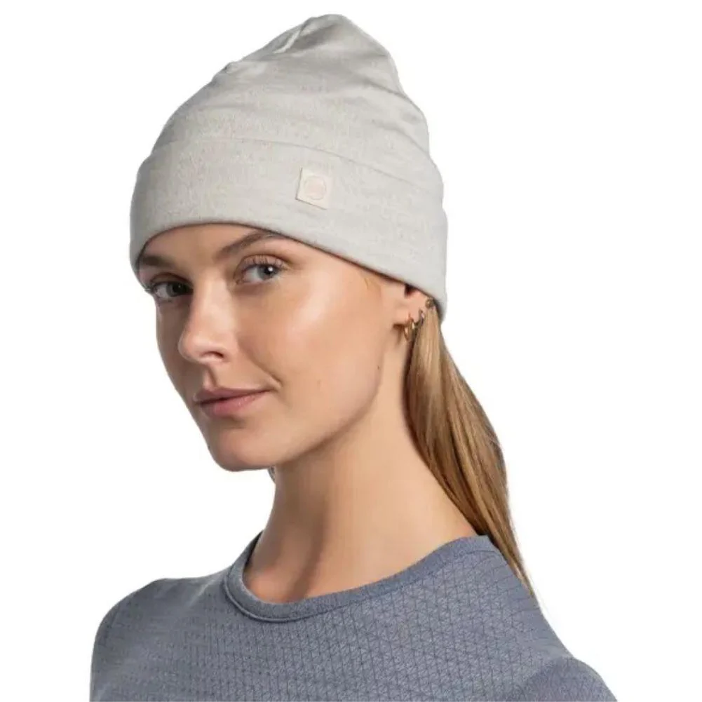 Buff Merino Heavyweight Beanie Solid (Cloud) - Image 4