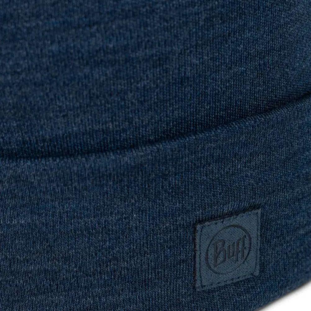 Buff Merino Heavyweight Beanie Solid (Night Blue) - Image 2