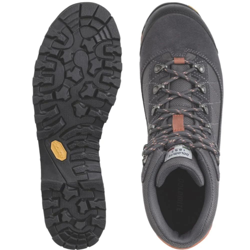 Dolomite Men's Zernez GTX Walking Boot (Asphalt Grey/Burnt Orange) - Image 2