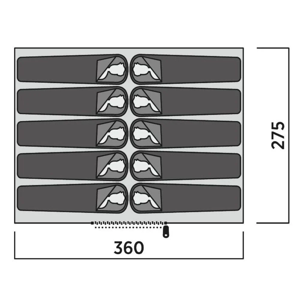 Easy Camp Moonlight Cabin Tent - 10 Man Tent - Image 13