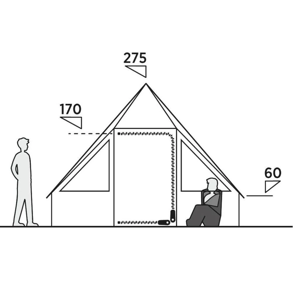 Easy Camp Moonlight Cabin Tent - 10 Man Tent - Image 14
