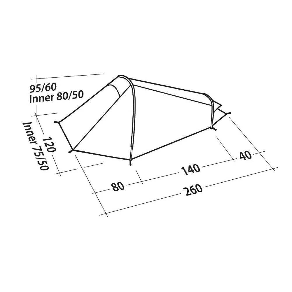 Easy Camp Geminga 100 Compact Tent - 1 Man Tent - Image 13
