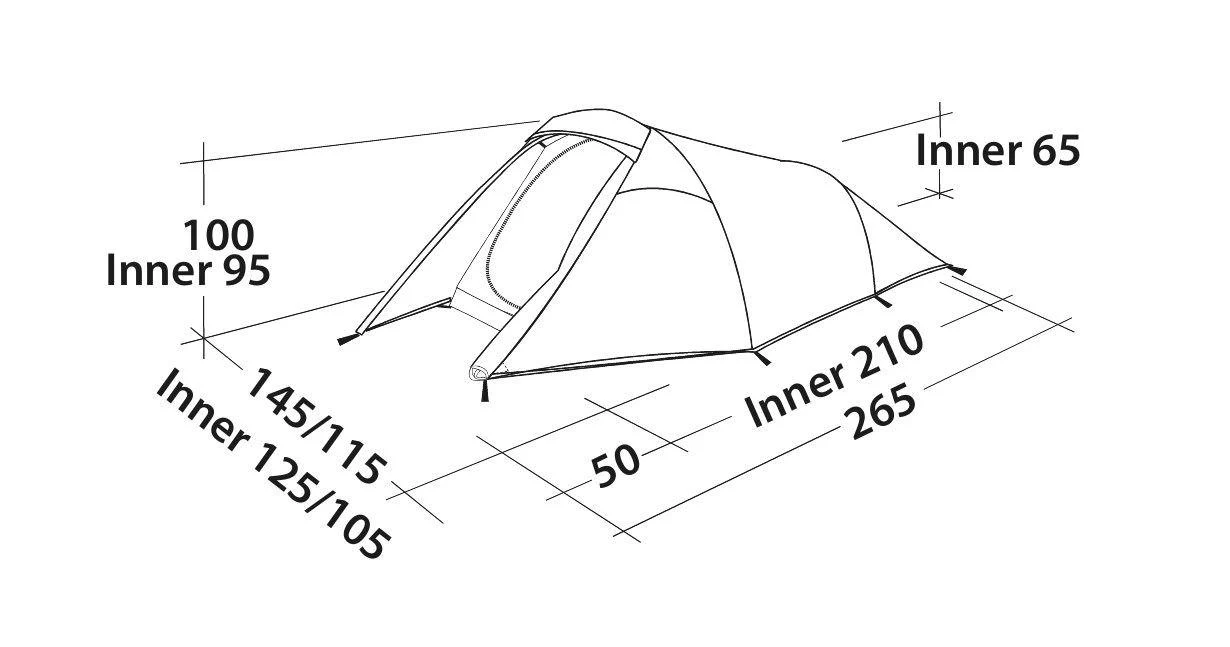Easy Camp Energy 200 Compact Tent - 2 Man Tent - Image 14