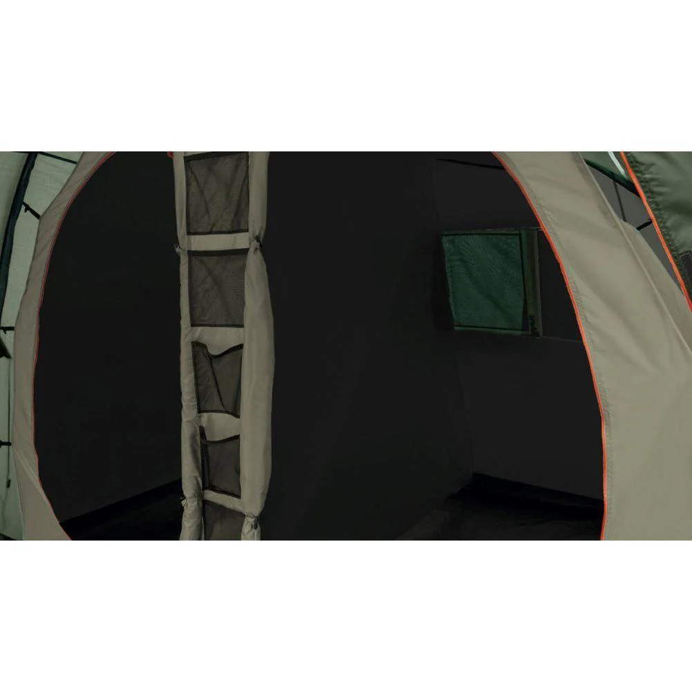 Easy Camp Galaxy 400 Tent - 4 Man Tunnel Tent (Rustic Green) - Image 2