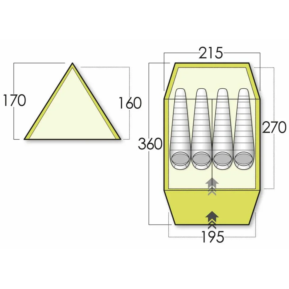 Force Ten Classic Standard Mk 5 Tent - 4 Person Tent - Image 3
