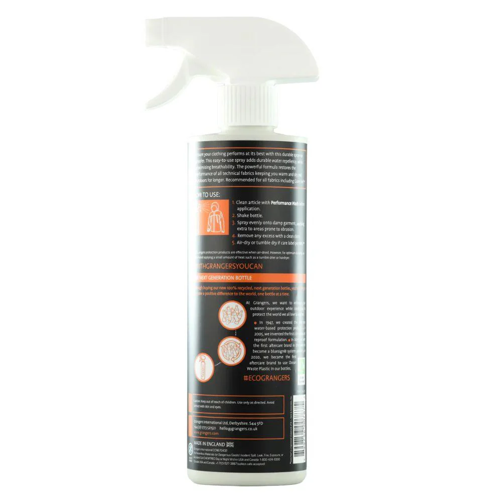 Grangers Performance Repel Plus Spray-On Waterproof Treatment - Image 2