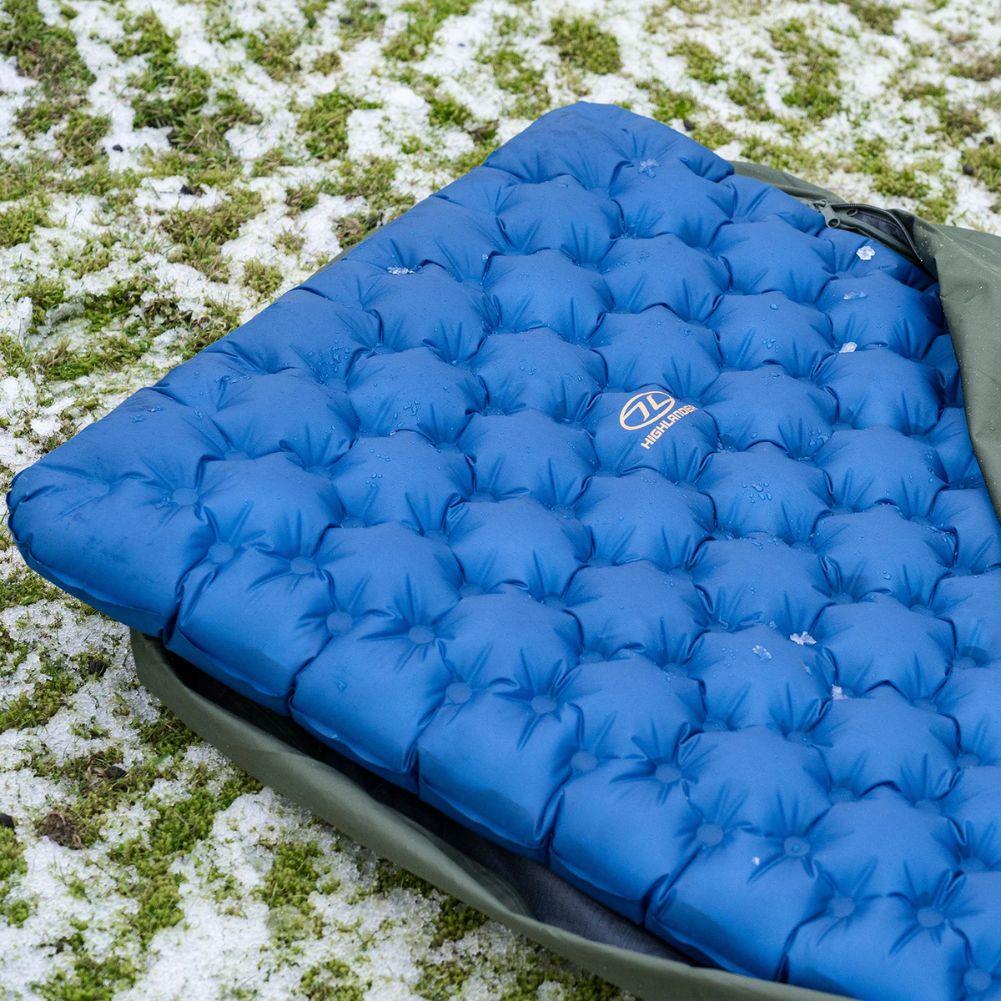 Highlander Nap-Pak Arctic R11 Inflatable Sleeping Mat (Deep Blue) - Image 7