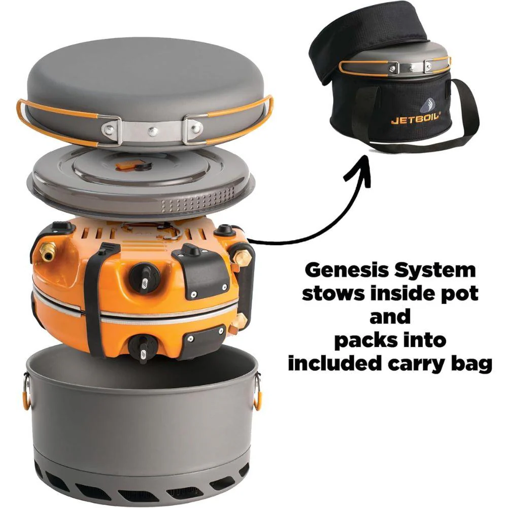 Jetboil Genesis Basecamp Cooking System (Orange) - Image 10